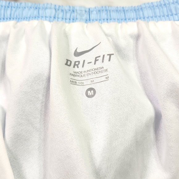Awesome light blue Nike running shorts with navy and white trim. Size M - Picture 5 of 7